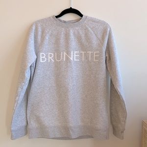 BRUNETTE THE LABEL crew neck sweatshirt